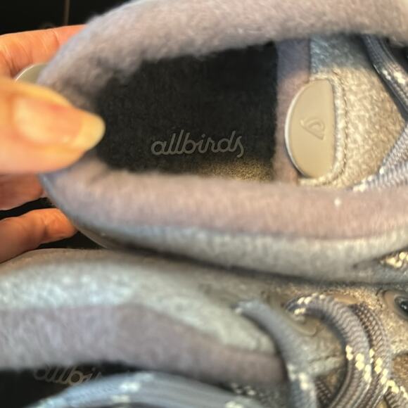 Allbirds Wool Runner Up Mizzle Medium Light Grey Women Size 10 - Picture 10 of 10